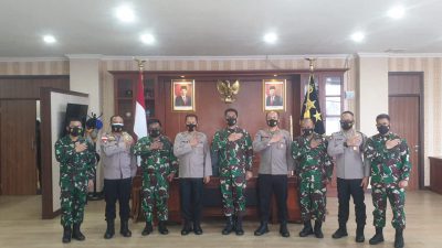 Tingkatkan Sinergitas Danrem 033/Wira Pratama Berkunjung Ke Polda Kepri