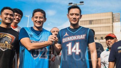 Ramai di Media Sosial, AHY – Sandiaga Uno Kuda Hitam di Survei Capres 2024