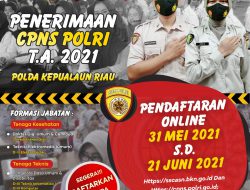 Polda Kepri Buka CPNS Polri 2021, Ini Syarat dan Kategorinya