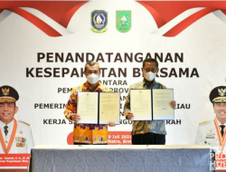 Riau dan Kepri Penandatanganan MoU Jalin Kerjasama Pembangunan