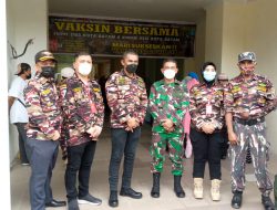 Pimpinan Cabang FKPPI 3103 Batam Bersama Kodim 0316 Gelar Vaksinasi Massal