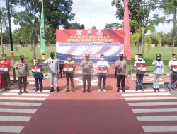 Tinjau Pelaksanaan Gerai Vaksin dan Bakti Sosial, Kakorlantas Polri Berharap Herd Immunity Masyarakat Kepri Meningkat