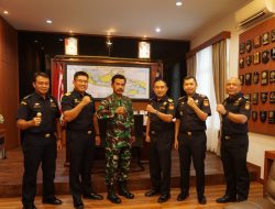Danlantamal IV Terima Kunker Kakanwil DJBC Khusus Kepri