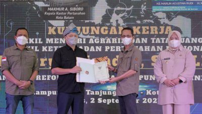 Kunjungan Kerja Wamen ATR/BPN ke Batam, Rudi Gesa Penyelesaian 37 Kampung Tua