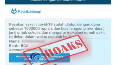 Waspada Situs Web Mirip PeduliLindungi