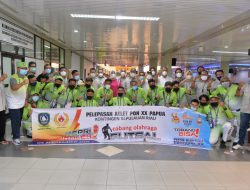 Wagub Marlin Lepas Tim Futsal Kepri ke PON XX Papua