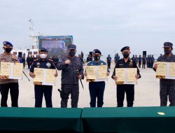 Bea Cukai dan Empat Instansi Lain Tandatangani Perjanjian Kerja Sama Pelaksanaan Operasi Laut Interdiksi Terpadu