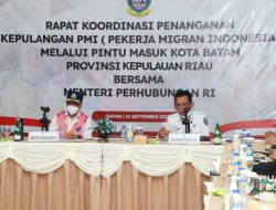 Gubernur Ansar – Menhub Budi Gelar Rakor Bahas Pemulangan PMI di Batam