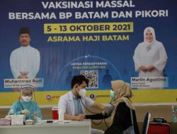 Hari Bakti Ke 50 Tahun, BP Batam Bersama PIKORI Gelar Vaksinasi Massal