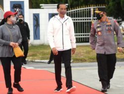 Jokowi Resmikan Infrastruktur dan Tinjau Vaksinasi Covid-19 di Merauke