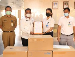 Pemko Batam Terima Bantuan 120.000 Masker dari PT. Shimano