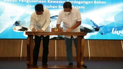 BP Batam dan Bank Mandiri Teken Nota Kesepahaman Perkuat Kerjasama Perbankan