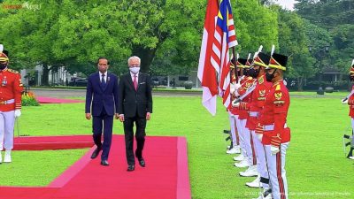 Presiden Jokowi Terima Kunjungan Resmi Perdana PM Malaysia