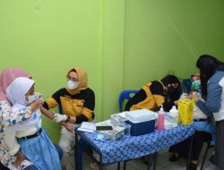 Polda Kepri Laksanakan Vaksinasi Presisi Anak Sekolah Usia 6-11 Tahun