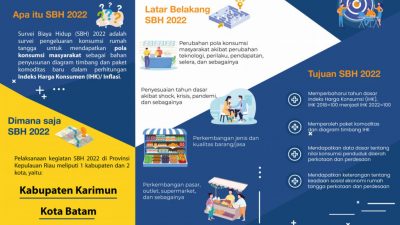 BPS Kota Batam Akan Menggelar Survey Biaya Hidup 2022