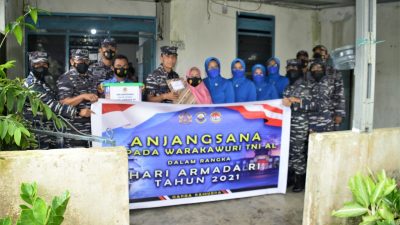 Jelang Hari Armada RI 2021 Lantamal IV Gelar Anjangsana ke Warakawuri TNI AL