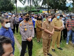 Polresta Deli Serdang Sukses Amankan Aksi Unjuk Rasa Serikat Buruh Dengan Humanis