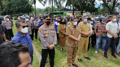 Polresta Deli Serdang Sukses Amankan Aksi Unjuk Rasa Serikat Buruh Dengan Humanis