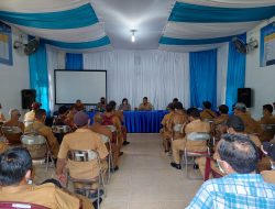 Kabag Sumda Polresta Deli Serdang Motivasi Muspika dan Perangkat desa Kecamatan Pantai labu