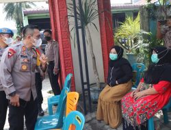 Kapolresta Deli Serdang Monitoring Vaksinasi di 2 Kecamatan