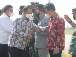 Rudi Sambut Langsung Kunjungan Kerja Mendagri di Bandara Hang Nadim