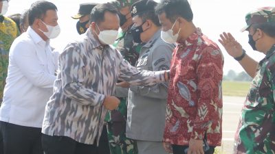 Rudi Sambut Langsung Kunjungan Kerja Mendagri di Bandara Hang Nadim