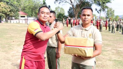 Wakapolresta Barelang Hadiri Apel Sinergitas dan Olahraga TNI-Polri