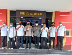 Kapolresta Deli Serdang Sambut Audensi Komisioner Bawaslu Kabupaten Deli Serdang