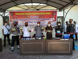 Polda Sumut Musnahkan Barang Bukti Sabu Seberat 7.270,77 gram