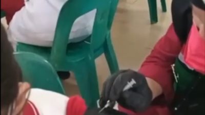 Dokter G Penyuntik Vaksin Kosong ke Siswa SD di Medan Resmi Jadi Tersangka