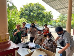 Polsek Medan Tuntungan Gelar Vaksinasi Booster Vaksin Ke-3 Untuk Personil dan Keluarga