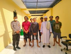 Polsek Medan Tuntungan Berikan Siraman Rohani Untuk Para Tahanan