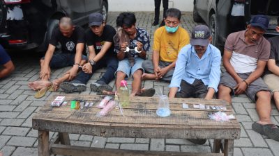 Gerak Cepat Sat Narkoba Polresta Deli Serdang, Gerebek Kampung Narkoba 16 Orang Berhasil Diamankan
