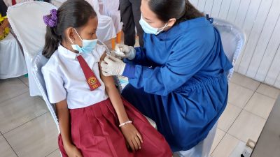 Kapolresta Deli Serdang Tinjau Gerai Vaksin Di Polsek Tanjung Morawa