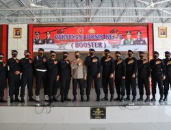 Kapolresta Deli Serdang Menerima Silaturahmi Danyon B Pelopor Tebing Tinggi