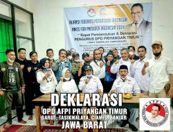 DPD AFPI Wilayah Priyangan Timur Resmi Terbentuk, Siap Antarkan Anies Jadi Presiden 2024
