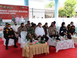 Kapolda Sumut Terbang ke Kabupaten Karo Tinjau Akselerasi Vaksinasi Booster