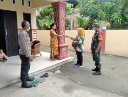 Bhabinkamtibmas Bersama Nakes dan Babinsa Laksanakan Tracing Di Dusun Sunda Desa Pasar V Kebun Kelapa