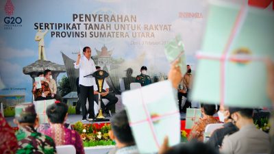 Presiden Jokowi Kembali Tegaskan Pentingnya Sertifikat Tanah bagi Masyarakat