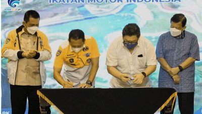 Gubenur Ansar Saksikan Penandatanganan MoU Pembangunan BIC