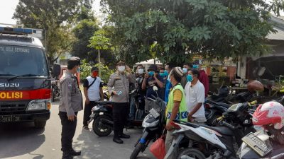 Sat Binmas Polresta Deli Serdang Lakukan Penyuluhan Kamtibmas dan Pencegahan Penyebaran Covid-19