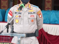 Pimpin Apel Pagi Kapolresta Barelang Mengecek Langsung Randis Kesiapan Anggota dalam Laksanakan Tugas