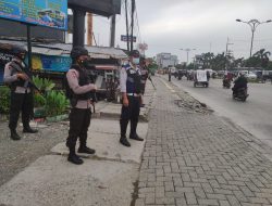 Optimalisasi Pelayanan, Brimob Polda Sumut Laksanakan Ops Padat Lalin