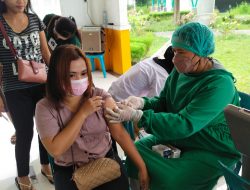 Polresta Deli Serdang Gencar Laksanakan Giat Ops Yustisi dan Vaksinasi Massal