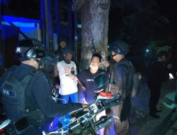 Wujudkan Sitkamtibmas Kondusif, Brimob Polda Sumut Laksanakan Patroli di Malam Hari