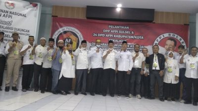 DPN AFPI Kukuhkan Pengurus DPP AFPI Sulawesi Selatan