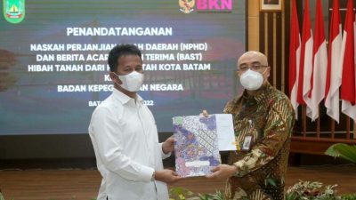 Pemko Batam Hibahkan Tanah untuk UPT BKN
