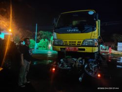 Fatner Simbolon Tewas Dalam Laka Lantas Supra X Vs Dump Truck Colt di Beringin
