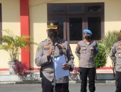 Polresta Deli Serdang Cek Kendaraan Dinas Jelang Pilkades