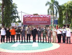 Polres Karimun Hadiri Gelar Apel Pasukan Dalam Rangka Operasi Ketupat Seligi 2022